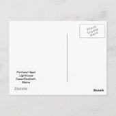 Portland Head Lighthouse Postkarte (Rückseite)