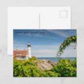 Portland Head Lighthouse Postkarte (Vorne/Hinten)