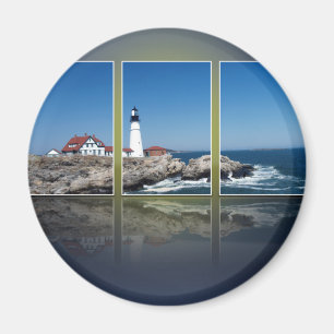 Portland Head Lighthouse-Schnitt Magnet