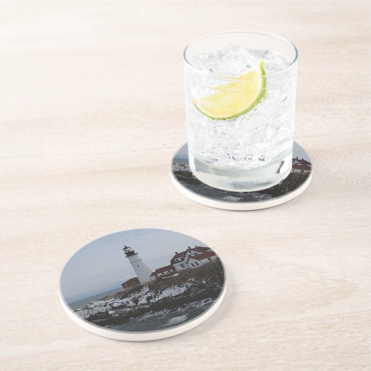 Portland Head Lighthouse Untersetzer (Seite)