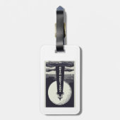 Portland Head Maine Lighthouse Moon Gepäckanhänger (Rückseite vertikal)