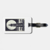 Portland Head Maine Lighthouse Moon Gepäckanhänger (Rückseite horizontal)