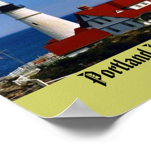 Portland Headlight Poster (Ecke)