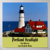 Portland Headlight Poster (Vorne)