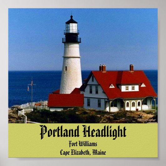 Portland Headlight Poster (Vorne)