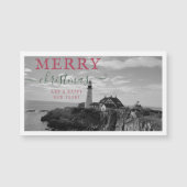Portland Headlight Weihnachtskarte Magnetkarte (Vorderseite)