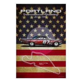 Portland International Raceway Poster