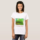 Portland Japanese Garden Aquarell T - Shirt (Vorne ganz)