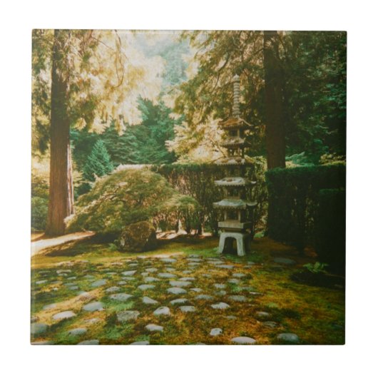 Portland Japanischer Garten Fliese (Vorderseite)
