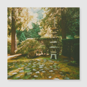 Portland Japanischer Garten Magnetkarte