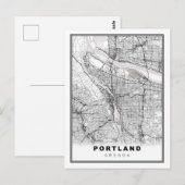 Portland Karte (Vorne/Hinten)