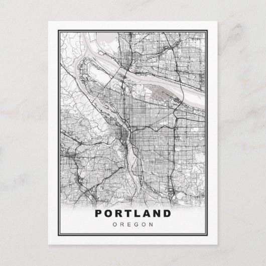 Portland Karte (Vorderseite)