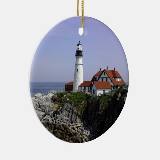 "Portland-Licht-" Leuchtturm-Verzierung Keramikornament (Rechts)