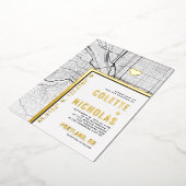 Portland Liebe Locator | Städtische Hochzeit Folieneinladung (Gedreht)