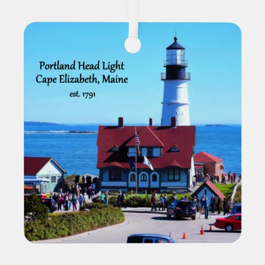 Portland Light Aluminium Ornament (Rückseite)