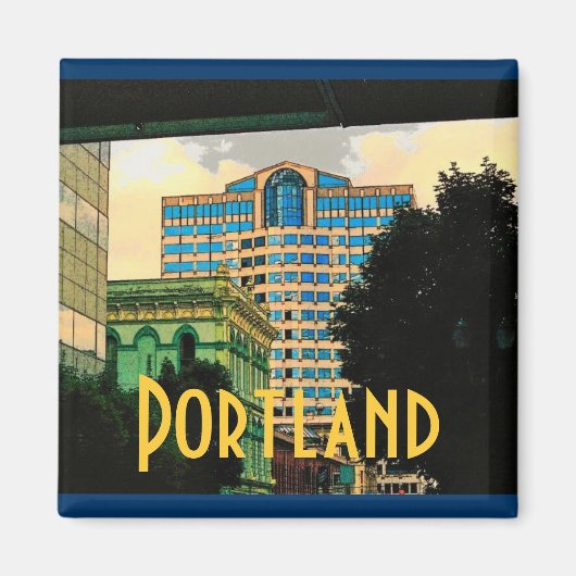 Portland Magnet (Gelb) (Vorne)