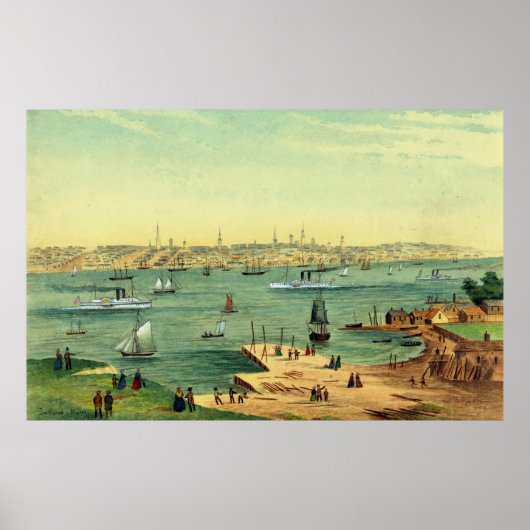 Portland, Maine 1854 Poster (Vorne)