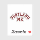 Portland, Maine Aufkleber (Blatt)