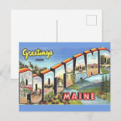 Portland Maine Begrüßung Postkarte (Vorne/Hinten)
