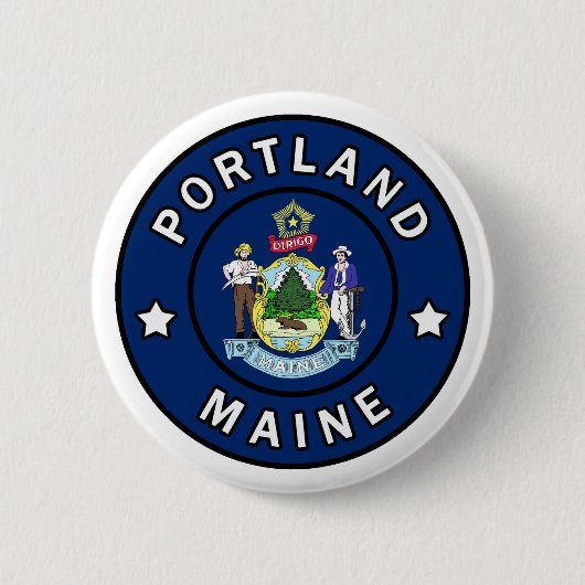 Portland Maine Button (Vorderseite)