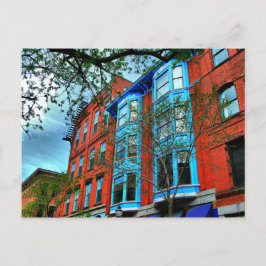 Portland Maine City Skyline Postcard Postkarte