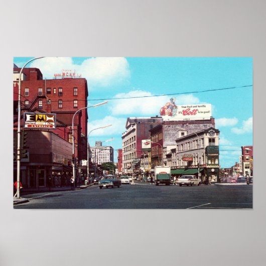 Portland, Maine Congress Square, Circa 1963 Poster (Vorne)