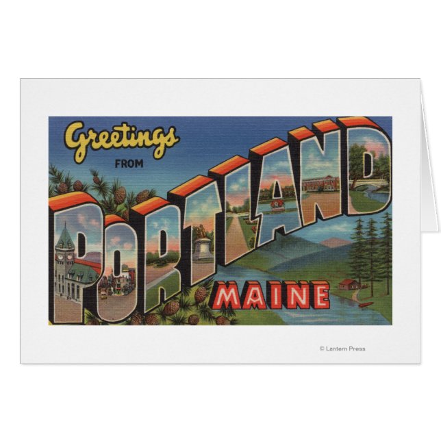 Portland, Maine (Flusslandschaft) (Vorderseite (Horizontal))