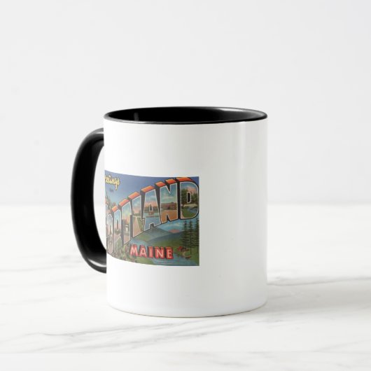 Portland, Maine (Flusslandschaft) Tasse (Vorderseite Links)