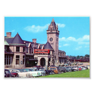 Portland, Maine Gewerkschaft Station 1950 Fotodruck