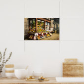 Portland, Maine Gewerkschaft Station Obststand Pos Poster (Küche)