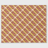 Portland Maine Humster Roll Sandwich Meeresfrüchte Geschenkpapier (Flach)