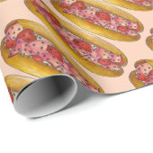 Portland Maine Humster Roll Sandwich Meeresfrüchte Geschenkpapier (Rolleneckpunkt)