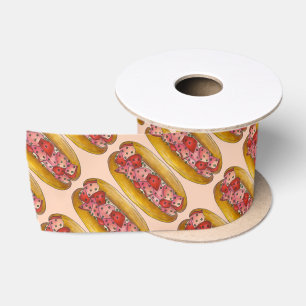 Portland Maine Humster Roll Sandwich Meeresfrüchte Satinband