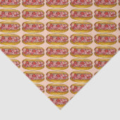 Portland Maine Humster Roll Sandwich Meeresfrüchte Seidenpapier (Ausschnitt)