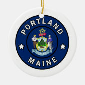 Portland Maine Keramik Ornament (Vorne)
