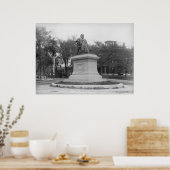 Portland, Maine Longfellow Monument circa 1890 Poster (Küche)