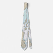 Portland Maine Nautic Navigation Chart Krawatte (Vorderseite)