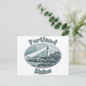 Portland, Maine Postkarte (Stehend Vorderseite)