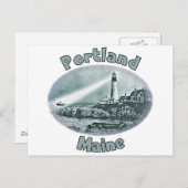 Portland, Maine Postkarte (Vorne/Hinten)