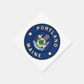 Portland Maine Serviette (Ecke)