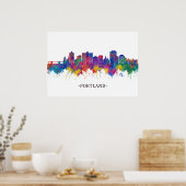 Portland Maine Skyline Poster (Küche)