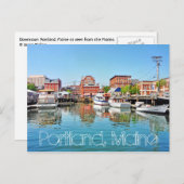 Portland, Maine, USA Postkarte (Vorne/Hinten)