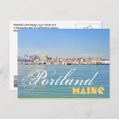 Portland, Maine, USA Postkarte (Vorne/Hinten)