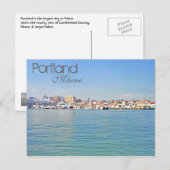Portland, Maine, USA Postkarte (Vorne/Hinten)