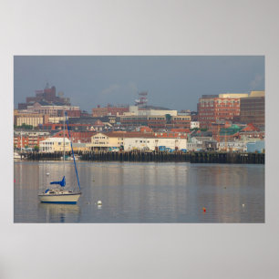 Portland Maine waterfront Poster