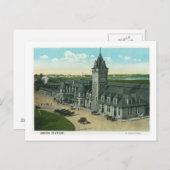 Portland, MaineExterior Sicht auf die Gewerkschaft Postkarte (Vorne/Hinten)