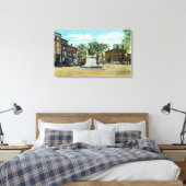 Portland, MaineLongfellow Monument and Square Leinwanddruck (Insitu (Schlafzimmer))