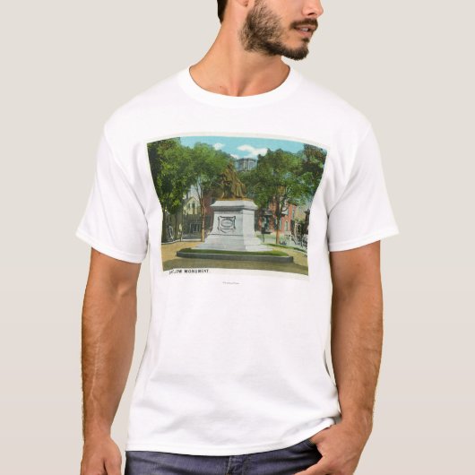 Portland, MaineOverhead Ansicht von Portland T-Shirt (Vorderseite)