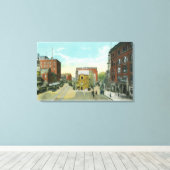 Portland, MaineScenic View of Congress Square Leinwanddruck (Insitu (Holzboden))