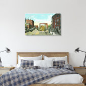 Portland, MaineScenic View of Congress Square Leinwanddruck (Insitu (Schlafzimmer))